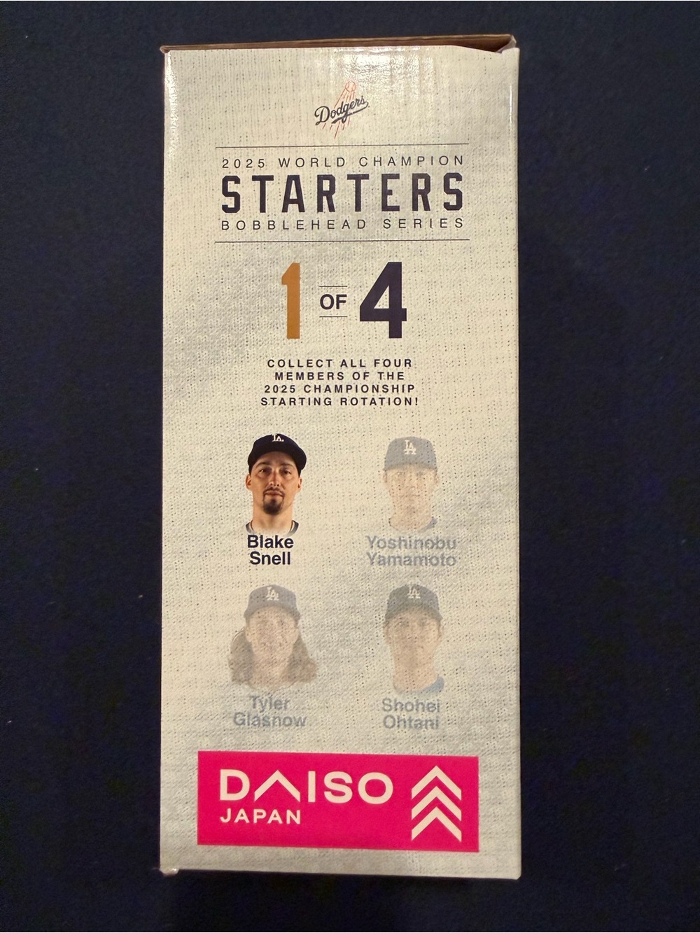 2026 Dodgers Sradium Give Away Bobblehead - Blake Snell - Picture 4 of 4